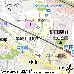 愛知県刈谷市半城土北町周辺の地図