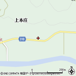兵庫県三田市上本庄497周辺の地図