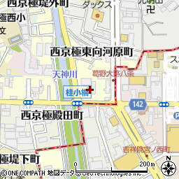 京都府京都市右京区西京極橋詰町32周辺の地図