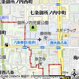 京都府京都市下京区七条御所ノ内本町49周辺の地図