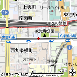 京都市消防局南消防署京都駅西消防出張所周辺の地図