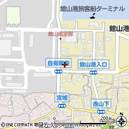 セブンイレブン館山自衛隊前店周辺の地図