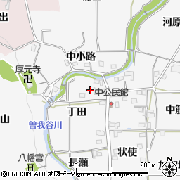 京都府亀岡市曽我部町中丁田7周辺の地図