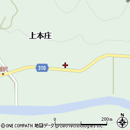 兵庫県三田市上本庄500周辺の地図