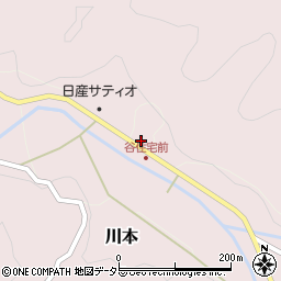 島根県邑智郡川本町上谷1104周辺の地図