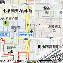 京都府京都市下京区七条御所ノ内本町94周辺の地図