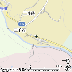 愛知県岡崎市米河内町三千石周辺の地図