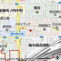 京都府京都市下京区梅小路西中町37-1周辺の地図