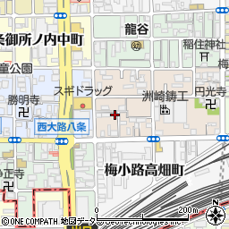 京都府京都市下京区梅小路西中町37-7周辺の地図