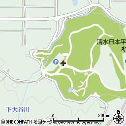 清水日本平運動公園上トイレ周辺の地図