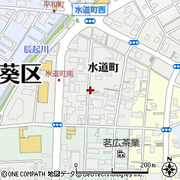 静岡県静岡市葵区水道町周辺の地図