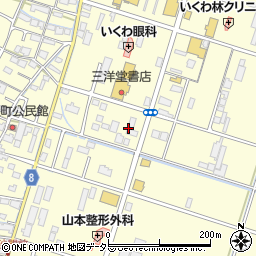 三重県四日市市生桑町周辺の地図