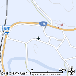 兵庫県三田市藍本372周辺の地図