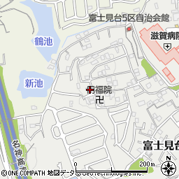 滋賀県大津市富士見台36-5周辺の地図