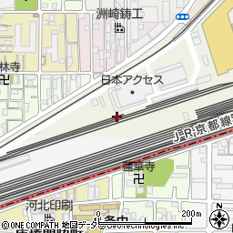 京都府京都市下京区梅小路頭町周辺の地図