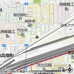 京都府京都市下京区梅小路東中町80-8周辺の地図
