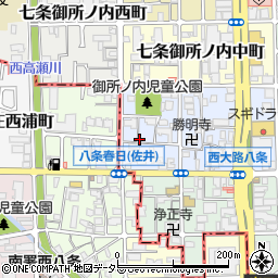 京都府京都市下京区七条御所ノ内本町31周辺の地図