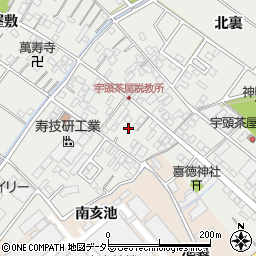 愛知県安城市宇頭茶屋町南裏6周辺の地図