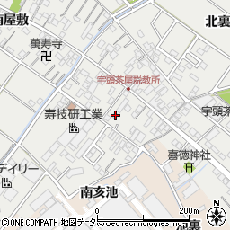 愛知県安城市宇頭茶屋町南裏27周辺の地図