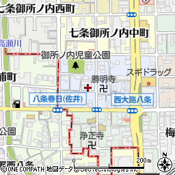京都府京都市下京区七条御所ノ内本町22周辺の地図