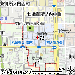 京都府京都市下京区七条御所ノ内本町19周辺の地図