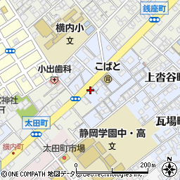 株式会社茶香房静岡周辺の地図
