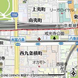 京都府京都市南区戒光寺町197周辺の地図