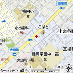 茶香房静岡周辺の地図