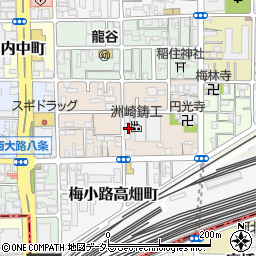 京都府京都市下京区梅小路西中町82周辺の地図