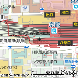 ミスタードーナツ 近鉄京都 ショップ周辺の地図