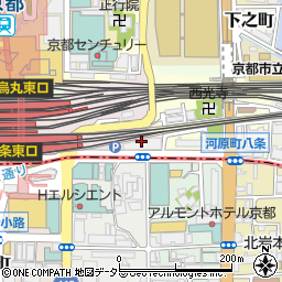 キング京都本店周辺の地図