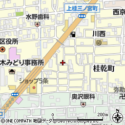 京都府京都市西京区上桂三ノ宮町18周辺の地図