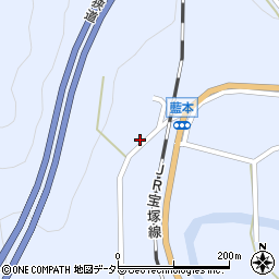 兵庫県三田市藍本623周辺の地図