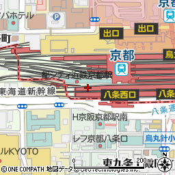 株式会社西利　近鉄京都駅店周辺の地図