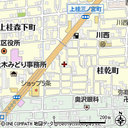 京都府京都市西京区上桂三ノ宮町18-9周辺の地図