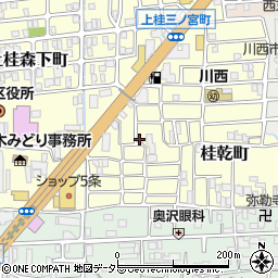 京都府京都市西京区上桂三ノ宮町18-2周辺の地図