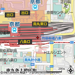 くらま 京都アスティ店周辺の地図