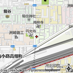 京都府京都市下京区梅小路東中町34周辺の地図