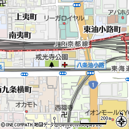 京都府京都市南区西九条寺ノ前町周辺の地図