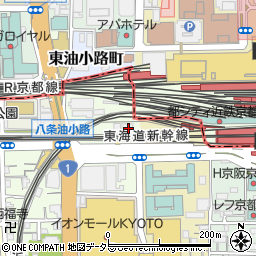 京都府京都市南区西九条北ノ内町41周辺の地図