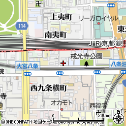 京都府京都市南区戒光寺町195周辺の地図