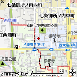 京都府京都市下京区七条御所ノ内本町37-4周辺の地図