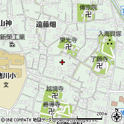 愛知県知多郡東浦町緒川屋敷壱区68周辺の地図