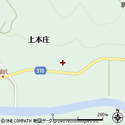 兵庫県三田市上本庄491周辺の地図