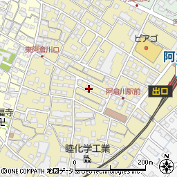 三重県四日市市阿倉川町周辺の地図