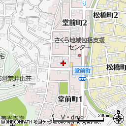 愛知県岡崎市堂前町2丁目1周辺の地図