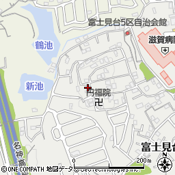滋賀県大津市富士見台36-1周辺の地図
