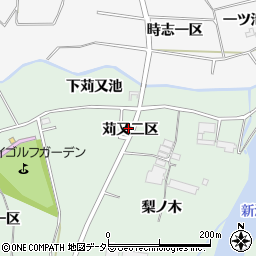 愛知県知多郡東浦町緒川苅又二区周辺の地図