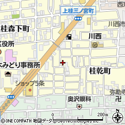 京都府京都市西京区上桂三ノ宮町18-3周辺の地図