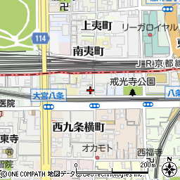 京都府京都市南区戒光寺町188周辺の地図